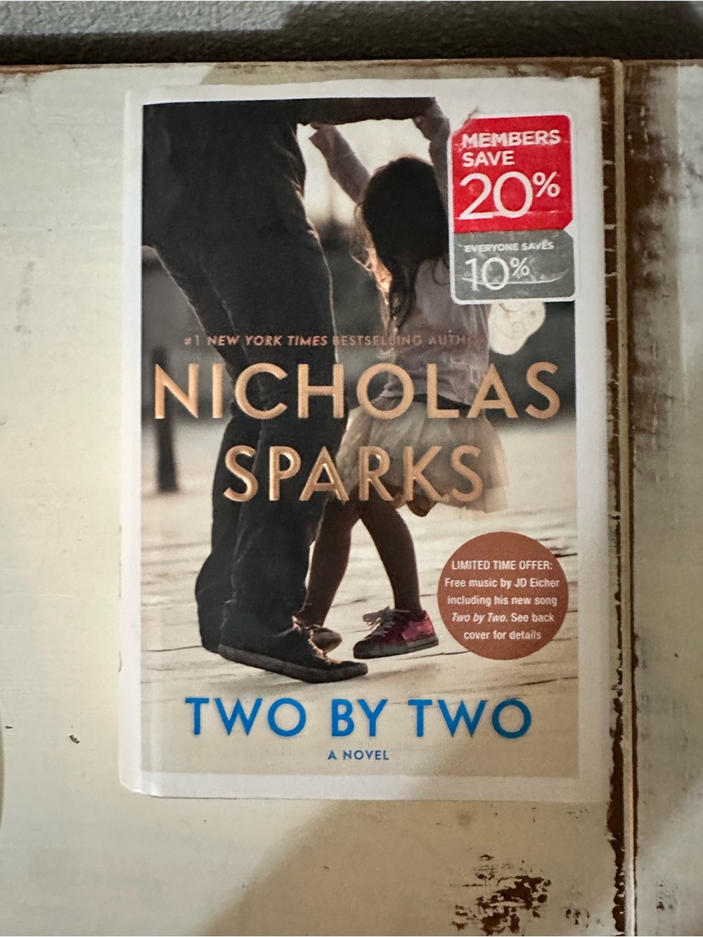 Nicholas Sparks Two by Two - White/Cream Hardcover Novel